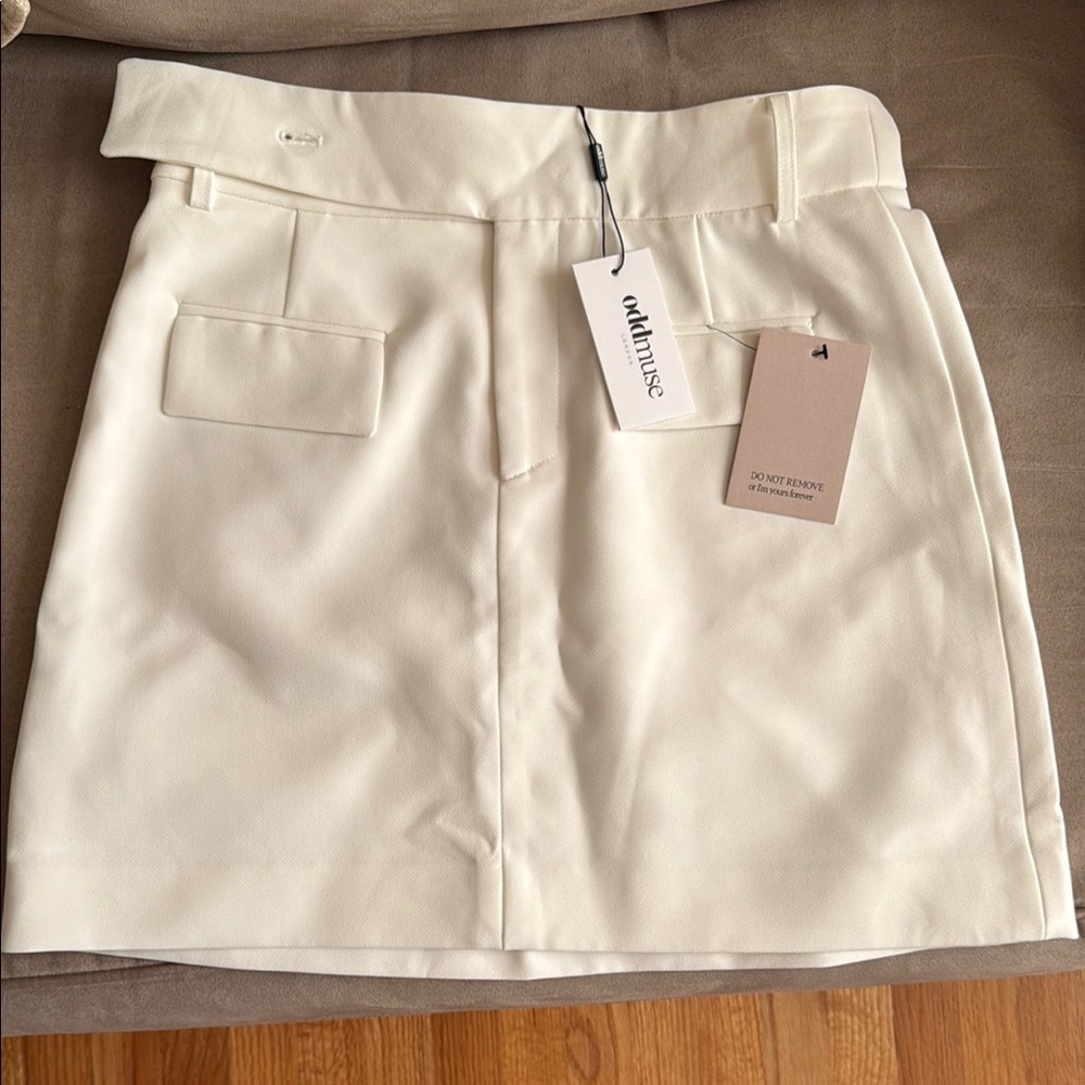 White Mini Skirt